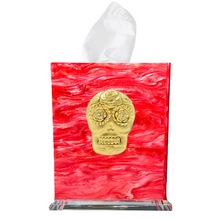 Load image into Gallery viewer, Sugar Skull Tissue Box Cover
