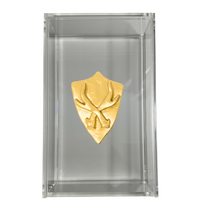 Load image into Gallery viewer, Shield With Antlers Guest Towel Box
