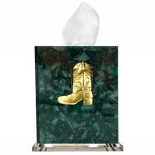 Load image into Gallery viewer, Cowboy Boot Tissue Box