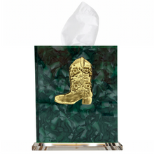 Load image into Gallery viewer, Cowgirl Boot Boutique Tissue Box Cover