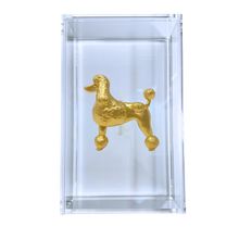 Load image into Gallery viewer, Poodle Guest Towel Box