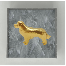 Load image into Gallery viewer, Golden Retriever Cocktail Napkin Box