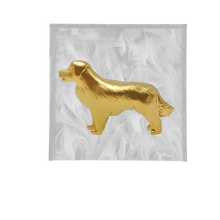 Load image into Gallery viewer, Golden Retriever Cocktail Napkin Box
