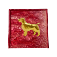 Load image into Gallery viewer, Springer Spaniel Cocktail Napkin Box