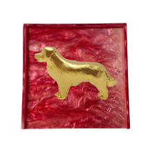 Load image into Gallery viewer, Golden Retriever Cocktail Napkin Box