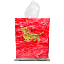 Load image into Gallery viewer, Dachshund Boutique Tissue Box Cover