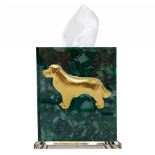 Load image into Gallery viewer, Golden Retriever Boutique Tissue Box Cover