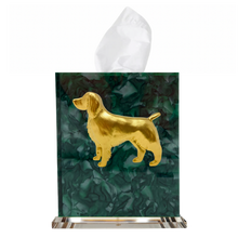 Load image into Gallery viewer, Springer Spaniel Boutique Tissue Box Cover