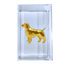 Load image into Gallery viewer, Springer Spaniel Guest Towel Box