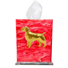 Load image into Gallery viewer, Springer Spaniel Boutique Tissue Box Cover