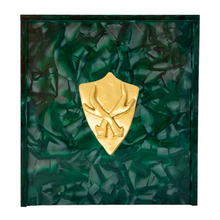 Load image into Gallery viewer, Shield With Antlers Cocktail Napkin Box