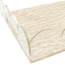 Load image into Gallery viewer, Pearl Acrylic Scalloped Tray