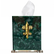 Load image into Gallery viewer, Fleur De Lis Boutique Tissue Box Cover