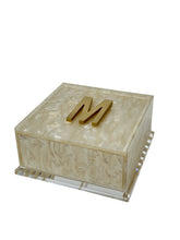 Load image into Gallery viewer, Monogram (A-L) Cocktail Napkin Box