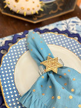 Load image into Gallery viewer, Star of David Napkin Rings