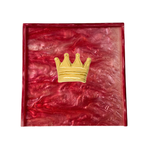 Kings Crown Cocktail Napkin Box