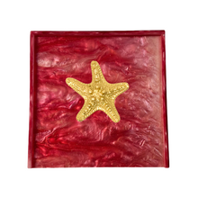 Load image into Gallery viewer, Starfish Cocktail Napkin Box