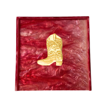 Load image into Gallery viewer, Cowgirl Boot Cocktail Napkin Box