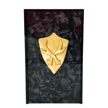 Load image into Gallery viewer, Shield With Antlers Guest Towel Box
