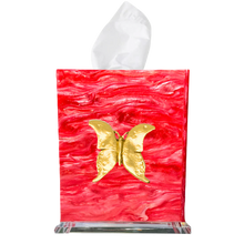 Load image into Gallery viewer, Butterfly 2 Boutique Tissue Box Cover