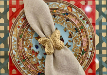 Load image into Gallery viewer, Butterfly Napkin Rings