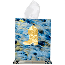 Load image into Gallery viewer, Cowgirl Boot Boutique Tissue Box Cover