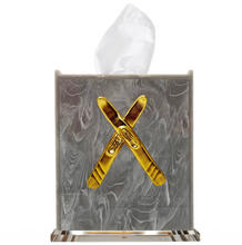 Load image into Gallery viewer, Skis Boutique Tissue Box Cover