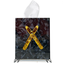 Load image into Gallery viewer, Skis Boutique Tissue Box Cover