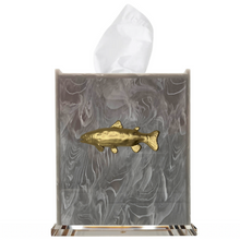 Load image into Gallery viewer, Trout Boutique Tissue Box Cover