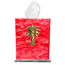 Load image into Gallery viewer, Palm Tree Tissue Box