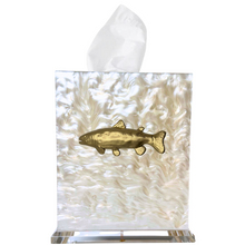 Load image into Gallery viewer, Trout Boutique Tissue Box Cover