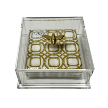 Load image into Gallery viewer, Bee Cocktail Napkin Box