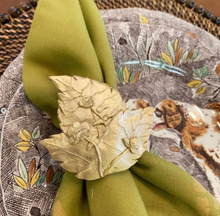 Load image into Gallery viewer, Tobacco Leaf Napkin Rings