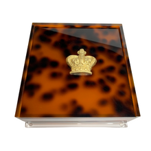 Load image into Gallery viewer, Queens Crown Cocktail Napkin Box