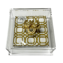 Load image into Gallery viewer, Horseshoe Cocktail Napkin Box