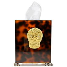 Load image into Gallery viewer, Sugar Skull Tissue Box Cover
