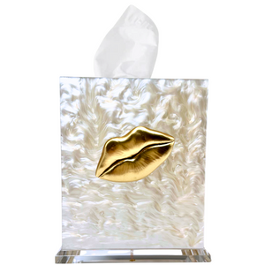 Kiss Me Lips Tissue Box Cover
