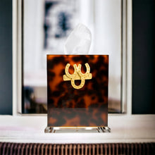 Load image into Gallery viewer, Horseshoe Boutique Tissue Box Cover
