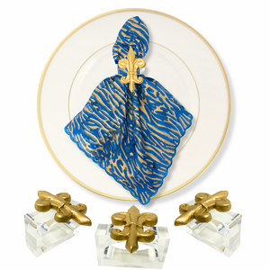 Fleur De Lis Napkin Rings