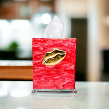 Load image into Gallery viewer, Kiss Me Lips Tissue Box Cover
