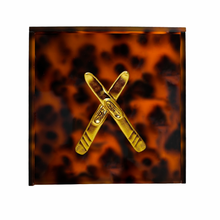 Load image into Gallery viewer, Skis Cocktail Napkin Box
