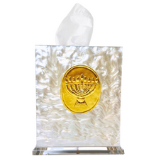 Load image into Gallery viewer, Menorah Tissue Box Cover
