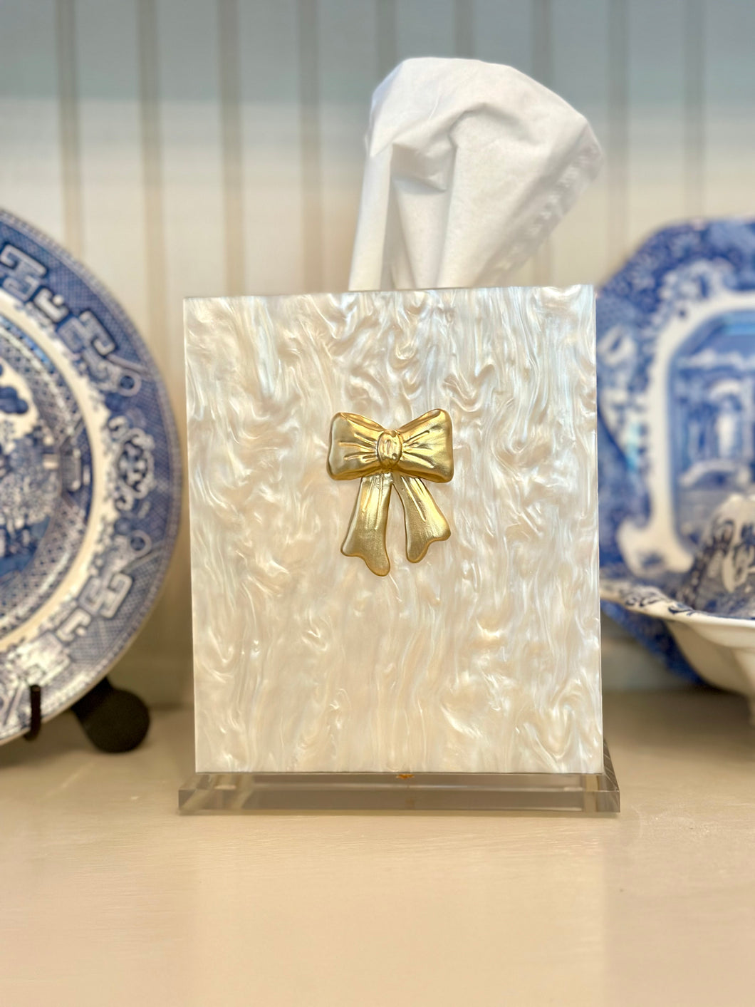 Bow Boutique Tissue Box Cover