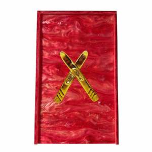 Skis Guest Towel Box