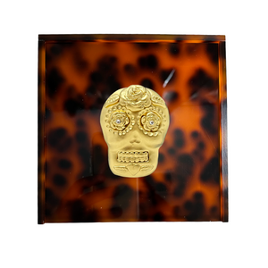 Sugar Skull Cocktail Napkin Box