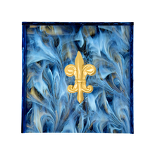 Load image into Gallery viewer, Fleur De  Lis Cocktail Napkin Box
