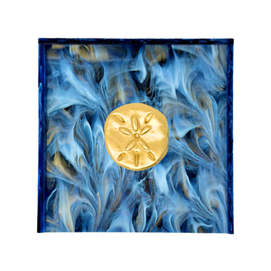 Sand Dollar Cocktail Napkin Box
