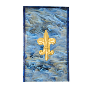 Fleur De Lis Guest Towel Box