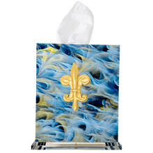 Load image into Gallery viewer, Fleur De Lis Boutique Tissue Box Cover
