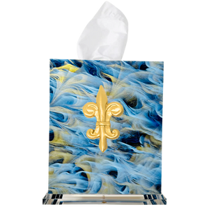 Fleur De Lis Boutique Tissue Box Cover